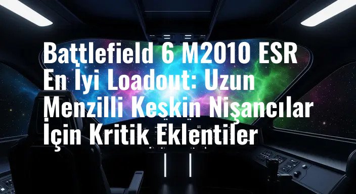 Battlefield 6 M2010 ESR En İyi Loadout: Uzun Menzilli Keskin Nişancılar İçin Kritik Eklentiler