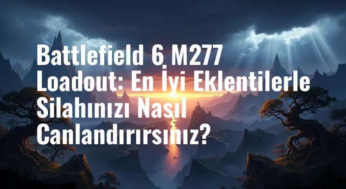 Battlefield 6 M277 Loadout: En İyi Eklentilerle Silahınızı Nasıl Canlandırırsınız?