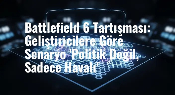 Battlefield 6 Tartışması: Geliştiricilere Göre Senaryo 'Politik Değil, Sadece Havalı'