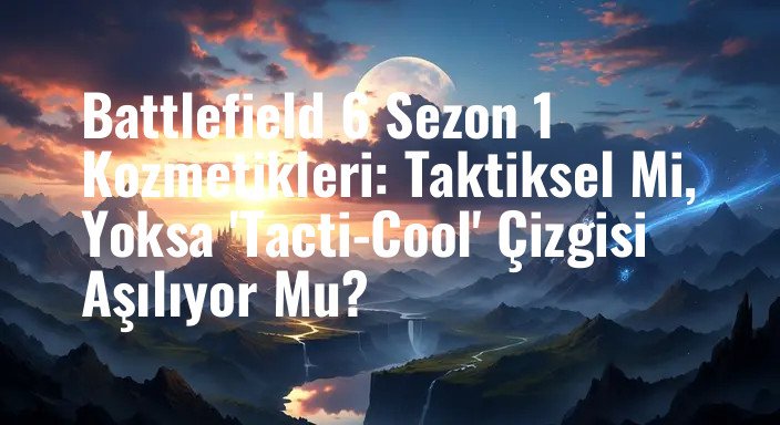 Battlefield 6 Sezon 1 Kozmetikleri: Taktiksel Mi, Yoksa 'Tacti-Cool' Çizgisi Aşılıyor Mu?