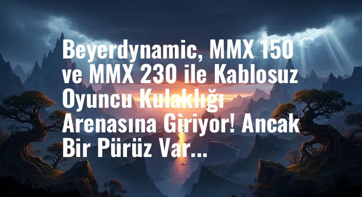 Beyerdynamic, MMX 150 ve MMX 230 ile Kablosuz Oyuncu Kulaklığı Arenasına Giriyor! Ancak Bir Pürüz Var...