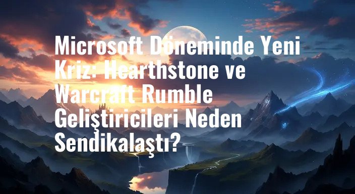 Microsoft Döneminde Yeni Kriz: Hearthstone ve Warcraft Rumble Geliştiricileri Neden Sendikalaştı?