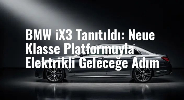 BMW iX3 Tanıtıldı: Neue Klasse Platformuyla Elektrikli Geleceğe Adım