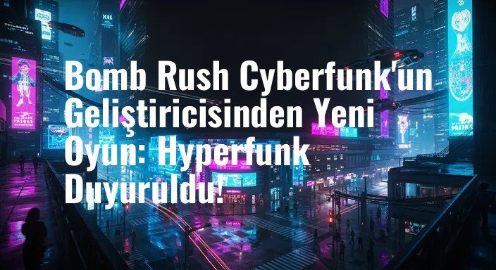 Bomb Rush Cyberfunk'un Geliştiricisinden Yeni Oyun: Hyperfunk Duyuruldu!