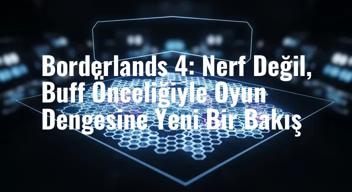 Borderlands 4: Nerf Değil, Buff Önceliğiyle Oyun Dengesine Yeni Bir Bakış