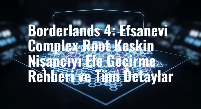 Borderlands 4: Efsanevi Complex Root Keskin Nişancıyı Ele Geçirme Rehberi ve Tüm Detaylar