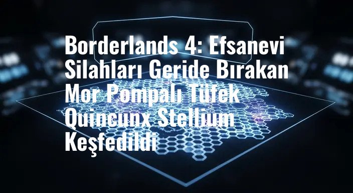 Borderlands 4: Efsanevi Silahları Geride Bırakan Mor Pompalı Tüfek Quincunx Stellium Keşfedildi