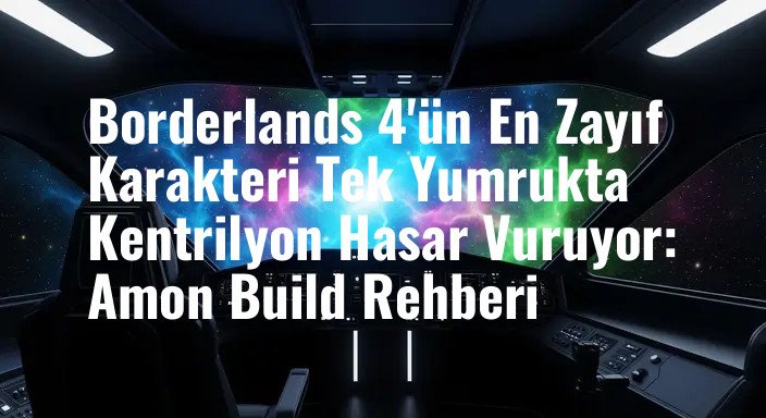 Borderlands 4'ün En Zayıf Karakteri Tek Yumrukta Kentrilyon Hasar Vuruyor: Amon Build Rehberi