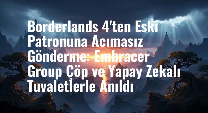 Borderlands 4'ten Eski Patronuna Acımasız Gönderme: Embracer Group Çöp ve Yapay Zekalı Tuvaletlerle Anıldı