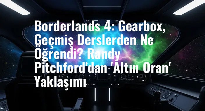 Borderlands 4: Gearbox, Geçmiş Derslerden Ne Öğrendi? Randy Pitchford'dan 'Altın Oran' Yaklaşımı