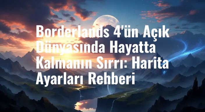 Borderlands 4'ün Açık Dünyasında Hayatta Kalmanın Sırrı: Harita Ayarları Rehberi