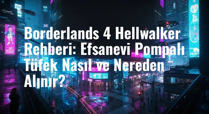Borderlands 4 Hellwalker Rehberi: Efsanevi Pompalı Tüfek Nasıl ve Nereden Alınır?