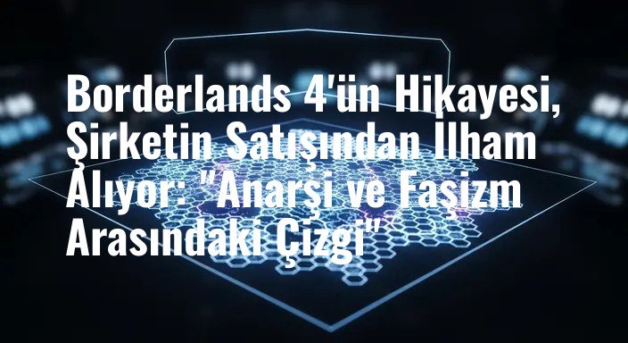 Borderlands 4'ün Hikayesi, Şirketin Satışından İlham Alıyor: "Anarşi ve Faşizm Arasındaki Çizgi"