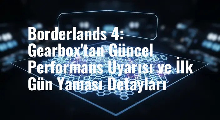 Borderlands 4: Gearbox'tan Güncel Performans Uyarısı ve İlk Gün Yaması Detayları