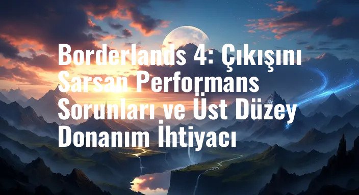Borderlands 4: Çıkışını Sarsan Performans Sorunları ve Üst Düzey Donanım İhtiyacı