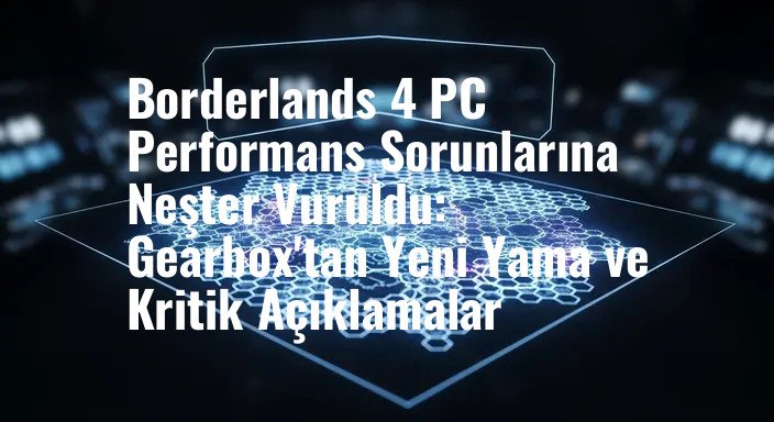 Borderlands 4 PC Performans Sorunlarına Neşter Vuruldu: Gearbox'tan Yeni Yama ve Kritik Açıklamalar