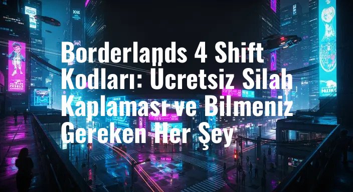 Borderlands 4 Shift Kodları: Ücretsiz Silah Kaplaması ve Bilmeniz Gereken Her Şey