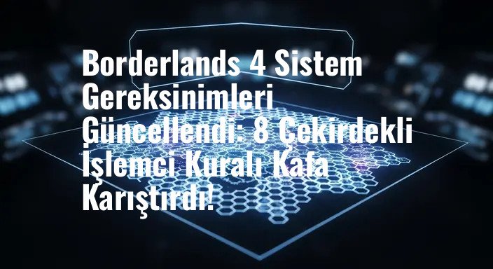 Borderlands 4 Sistem Gereksinimleri Güncellendi: 8 Çekirdekli İşlemci Kuralı Kafa Karıştırdı!