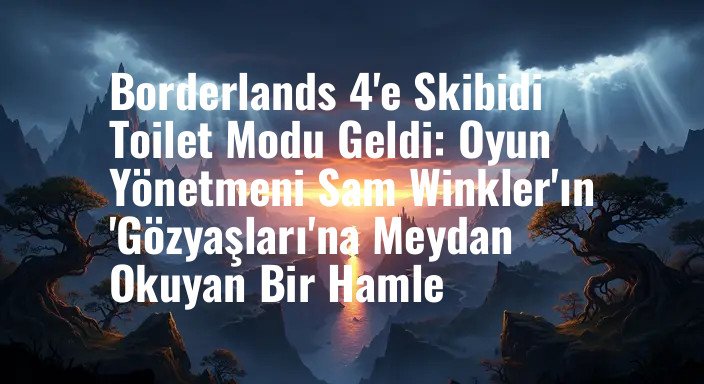 Borderlands 4'e Skibidi Toilet Modu Geldi: Oyun Yönetmeni Sam Winkler'ın 'Gözyaşları'na Meydan Okuyan Bir Hamle
