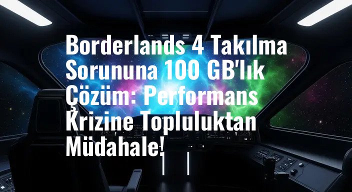 Borderlands 4 Takılma Sorununa 100 GB'lık Çözüm: Performans Krizine Topluluktan Müdahale!