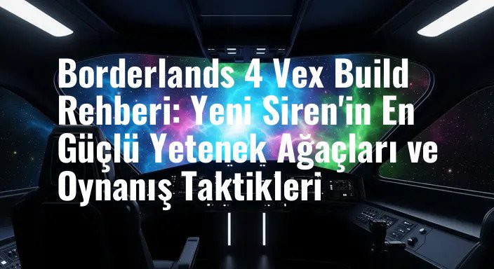 Borderlands 4 Vex Build Rehberi: Yeni Siren'in En Güçlü Yetenek Ağaçları ve Oynanış Taktikleri