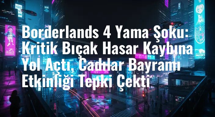 Borderlands 4 Yama Şoku: Kritik Bıçak Hasar Kaybına Yol Açtı, Cadılar Bayramı Etkinliği Tepki Çekti
