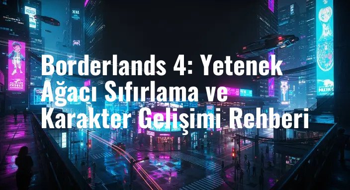 Borderlands 4: Yetenek Ağacı Sıfırlama ve Karakter Gelişimi Rehberi