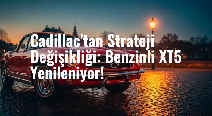 Cadillac'tan Strateji Değişikliği: Benzinli XT5 Yenileniyor!