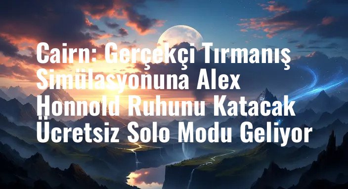 Cairn: Gerçekçi Tırmanış Simülasyonuna Alex Honnold Ruhunu Katacak Ücretsiz Solo Modu Geliyor