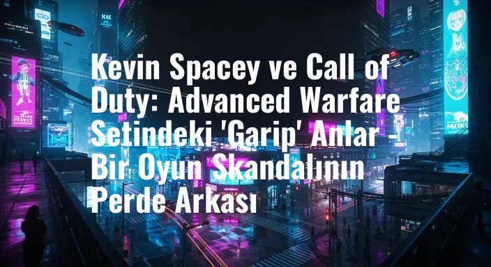 Kevin Spacey ve Call of Duty: Advanced Warfare Setindeki 'Garip' Anlar - Bir Oyun Skandalının Perde Arkası