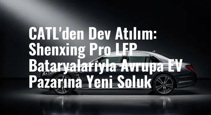 CATL'den Dev Atılım: Shenxing Pro LFP Bataryalarıyla Avrupa EV Pazarına Yeni Soluk