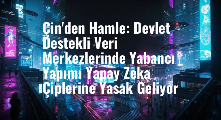 Çin'den Hamle: Devlet Destekli Veri Merkezlerinde Yabancı Yapımı Yapay Zeka Çiplerine Yasak Geliyor