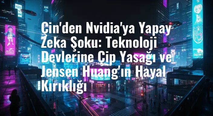Çin'den Nvidia'ya Yapay Zeka Şoku: Teknoloji Devlerine Çip Yasağı ve Jensen Huang'ın Hayal Kırıklığı