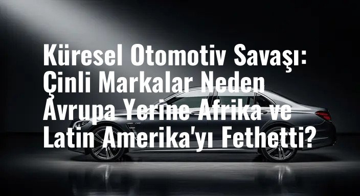Küresel Otomotiv Savaşı: Çinli Markalar Neden Avrupa Yerine Afrika ve Latin Amerika'yı Fethetti?