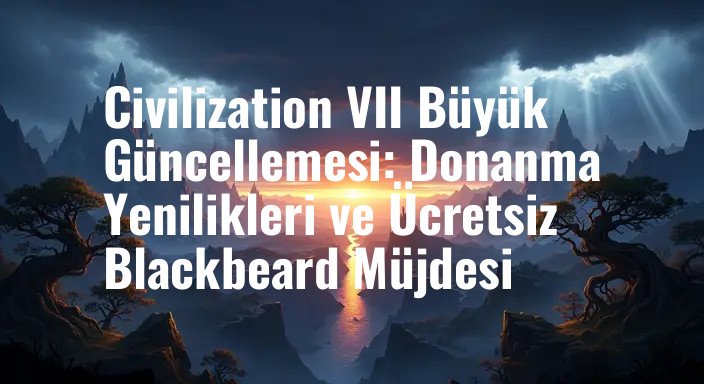 Civilization VII Büyük Güncellemesi: Donanma Yenilikleri ve Ücretsiz Blackbeard Müjdesi