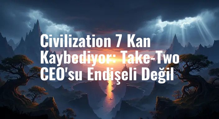 Civilization 7 Kan Kaybediyor: Take-Two CEO'su Endişeli Değil