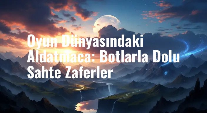 Oyun Dünyasındaki Aldatmaca: Botlarla Dolu Sahte Zaferler