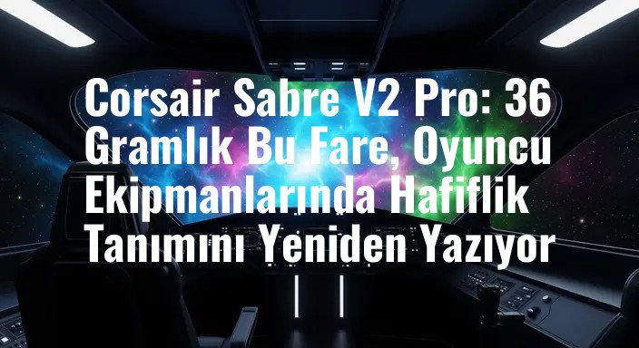 Corsair Sabre V2 Pro: 36 Gramlık Bu Fare, Oyuncu Ekipmanlarında Hafiflik Tanımını Yeniden Yazıyor