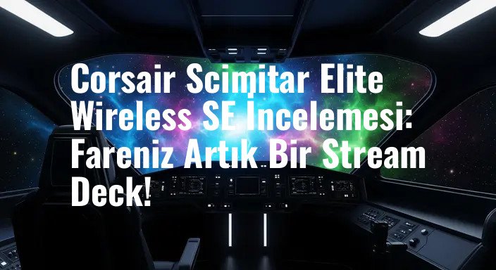 Corsair Scimitar Elite Wireless SE İncelemesi: Fareniz Artık Bir Stream Deck!