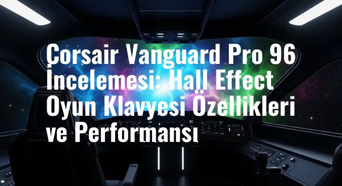 Corsair Vanguard Pro 96 İncelemesi: Hall Effect Oyun Klavyesi Özellikleri ve Performansı