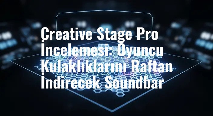 Creative Stage Pro İncelemesi: Oyuncu Kulaklıklarını Raftan İndirecek Soundbar