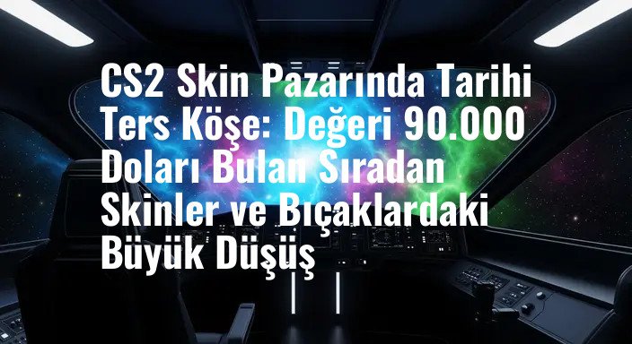CS2 Skin Pazarında Tarihi Ters Köşe: Değeri 90.000 Doları Bulan Sıradan Skinler ve Bıçaklardaki Büyük Düşüş