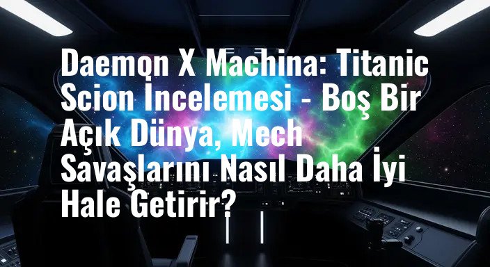 Daemon X Machina: Titanic Scion İncelemesi - Boş Bir Açık Dünya, Mech Savaşlarını Nasıl Daha İyi Hale Getirir?