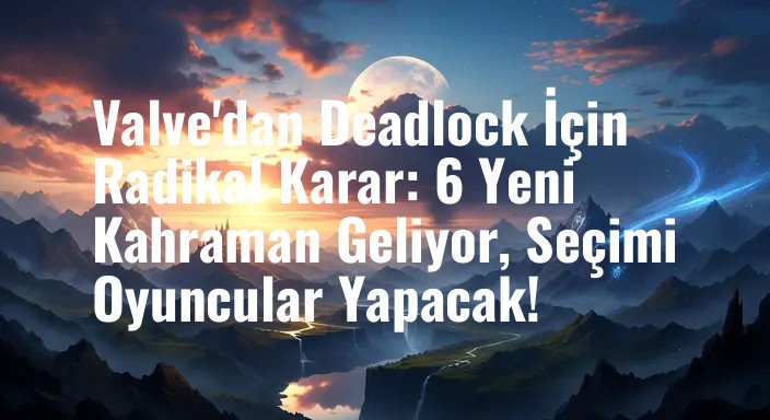 Valve'dan Deadlock İçin Radikal Karar: 6 Yeni Kahraman Geliyor, Seçimi Oyuncular Yapacak!