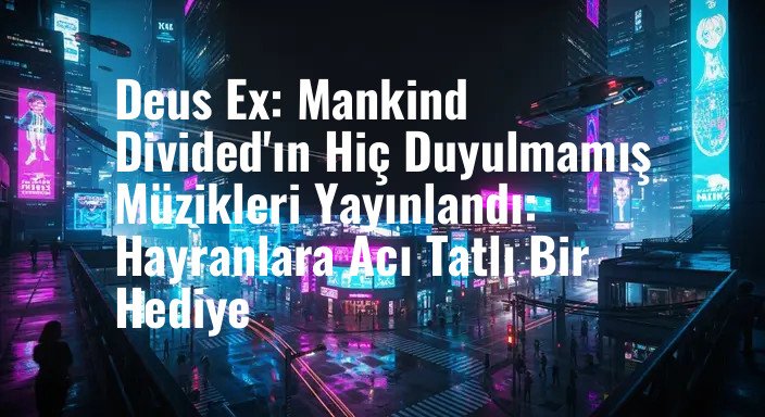 Deus Ex: Mankind Divided'ın Hiç Duyulmamış Müzikleri Yayınlandı: Hayranlara Acı Tatlı Bir Hediye