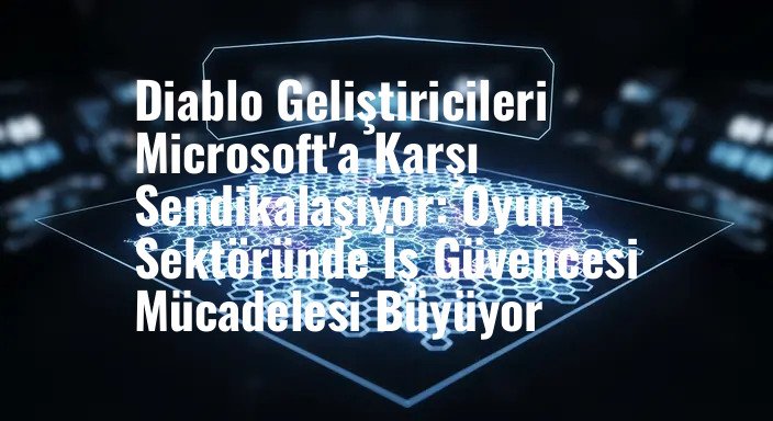 Diablo Geliştiricileri Microsoft'a Karşı Sendikalaşıyor: Oyun Sektöründe İş Güvencesi Mücadelesi Büyüyor