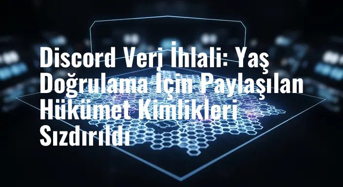 Discord Veri İhlali: Yaş Doğrulama İçin Paylaşılan Hükümet Kimlikleri Sızdırıldı