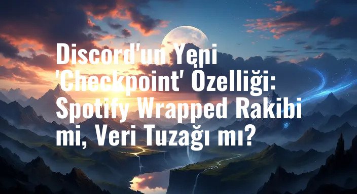 Discord'un Yeni 'Checkpoint' Özelliği: Spotify Wrapped Rakibi mi, Veri Tuzağı mı?