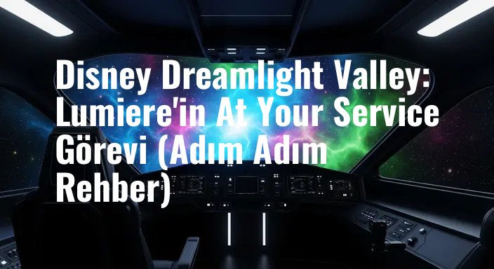 Disney Dreamlight Valley: Lumiere'in At Your Service Görevi (Adım Adım Rehber)