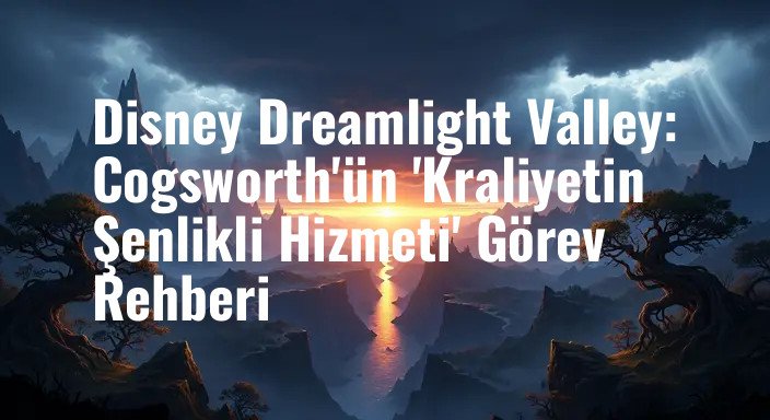 Disney Dreamlight Valley: Cogsworth'ün 'Kraliyetin Şenlikli Hizmeti' Görev Rehberi
